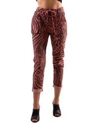 Gigi Moda - Cornelia Zebra Slim Pants - Lyst