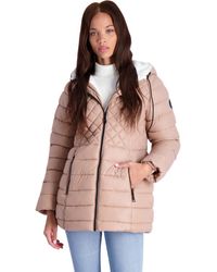Steve Madden - Cozy Lined Glacier Shield Cozy Quilted Glacier Shield Coat - Lyst