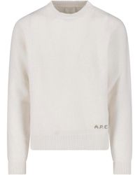A.P.C. - A. P.C. Wool Crewneck Sweater - Lyst