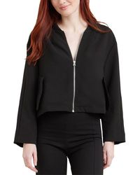 MODERN CITIZEN - Adira Cropped Bomber Jacket - Lyst