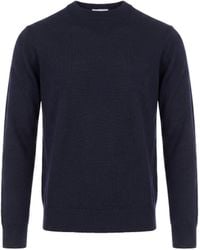 Paolo Pecora - Fine Knit Crewneck Wool-Blend Sweater - Lyst