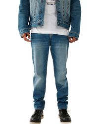 True Religion - Rocco 3d Whiskering Relaxed Fit Skinny Jeans - Lyst