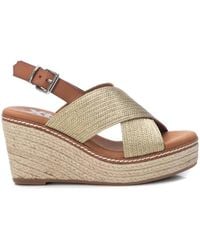 Xti - Jute Wedge Sandals - Lyst