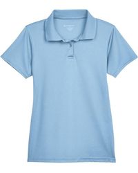 Harriton - Polyester Jersey Polo - Lyst