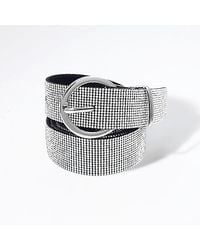 Fashnzfab - Bling Studded Solid Belt - Lyst