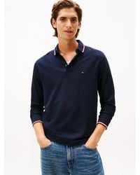Tommy Hilfiger - Long-Sleeve Tommy Wicking Polo - Lyst