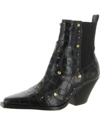 Vince camuto black studded booties sales