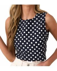 PROSPERINE® - Erica Polka Dot Top - Lyst