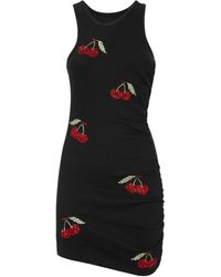 Philipp Plein - Mini Dress Rib Cherries - Lyst