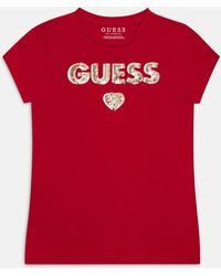 Guess - Eco Stella Logo Tee (7-14) - Lyst