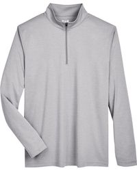 Team 365 - Zone Sonic Heather Performance Quarter-Zip Pullover - Lyst