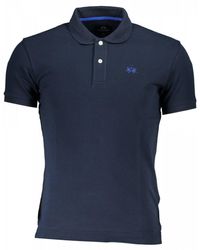 La Martina - Elegant Short-sleeved Polo For Men - Embroide Logo - Lyst