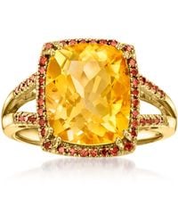 Ross-Simons - Rectangular Cushion-Cut Gemstone Statement Ring - Lyst