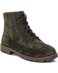 Aetrex - Margot Brogue Lace-Up Boots - Lyst