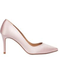 LK Bennett - Blush Textile Slip-On Pumps - Lyst