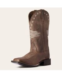 Ariat - Circuit Patriot Weathered Leather Western Boot - Lyst