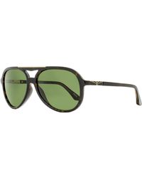 Longines - Pilot Sunglasses Lg0003-h Dark Havana 59mm - Lyst