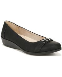 LifeStride - Ideal Ballet Flats Faux Suede Slip On Shoes Khd2755 - Lyst