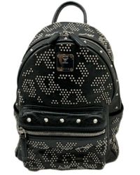 MCM - Visetos Leather Backpack Bag (pre-owned) - Lyst