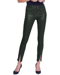 L'Agence - High Rise Split Ankle Skinny Jeans - Lyst