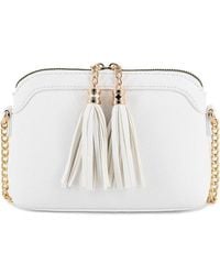 Fashnzfab - Tassel Small Crossbody Bag With Chain Strap - Lyst