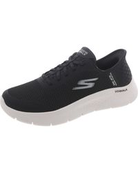 Skechers - Breathable Laceup Slip-On Sneakers - Lyst