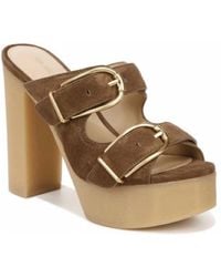 Veronica Beard - Garrick Platform Slide Sandals - Lyst