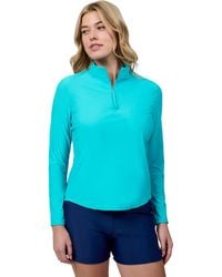 Free Country - Sun Breeze 1/2 Zip Sunshirt - Lyst
