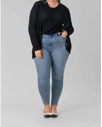 Minnie Rose - Cotton Cashmere Pointelle Cardigan - Lyst