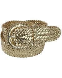 CTM - Braided Wide Belt With Matching Buckle - Lyst