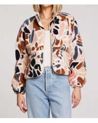 Saltwater Luxe - Shearling Printed Jacket - Lyst