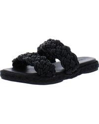 Vince - Sullivan Leather Slip On Slide Sandals - Lyst