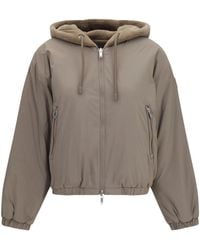 Moose Knuckles - Eaton Bunny Cropped Zip-Up Jacket - Lyst