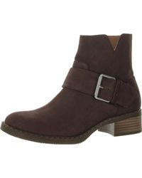 Gentle Souls - Best Slit Moto Suede Casual Ankle Boots - Lyst