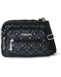 Baggallini - Triple Zip bagg Small Crossbody Bag - Lyst