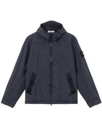Stone Island - Lightweight Hooded Zip Jacket - Lyst