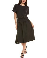 Nation Ltd - Winslow Shirred T-shirt Dress - Lyst