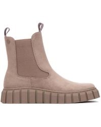 Xti - Comfort Chelsea Suede Booties Refresh Collection By - Lyst