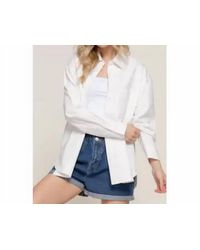 Active Basic - Long Sleeve Loose Fit Brushed Twill Shirt - Lyst
