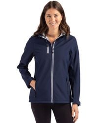 Clique - Telemark Eco Stretch Softshell Full Zip Hooded Jacket - Lyst