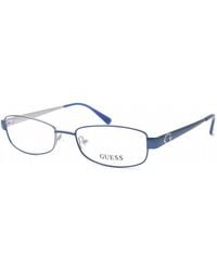 Guess - 53Mm Rectangular Glasses - Lyst