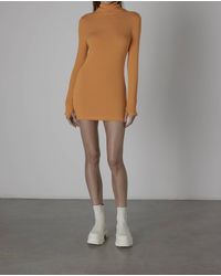 Enza Costa - Sweater Knit Turtleneck Tunic/mini - Lyst