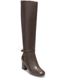 Cole Haan - Dana Leather Tall Knee-high Boots - Lyst