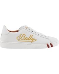 Bally - Wiera Leather Low-Top Sneakers - Lyst