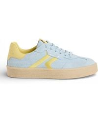 Tamaris - Leather Stripes Trainers Sneaker Shoes Textile - Lyst