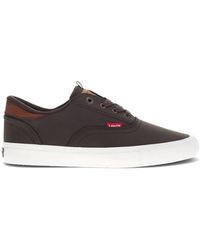 Levi's Men's Ethan Perforated Stacked Sneaker - Brown