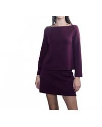 P.Cill - Vera Butter Modal Boat Neck Top - Lyst