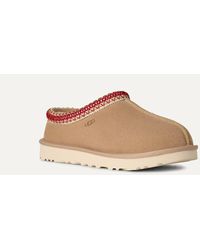 UGG - Tasman Ii 1174470-Sddr Slippers Sand Dark Cherry Suede Slip-On Gug19 - Lyst