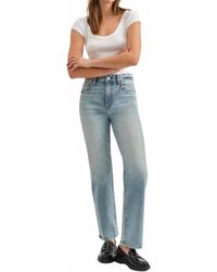 DAZE - Sun High Rise Straight Jeans - Lyst