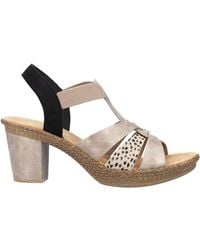 Rieker - Rabea K3 High Heel Ankle Strap Sandal - Lyst
